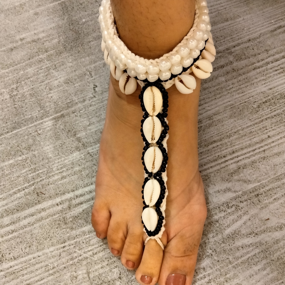 Tribal ankle jewelry from Bali